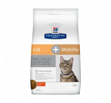 Hill`s PD k/d+Mob корм для кошек почки + суставы 2 кг